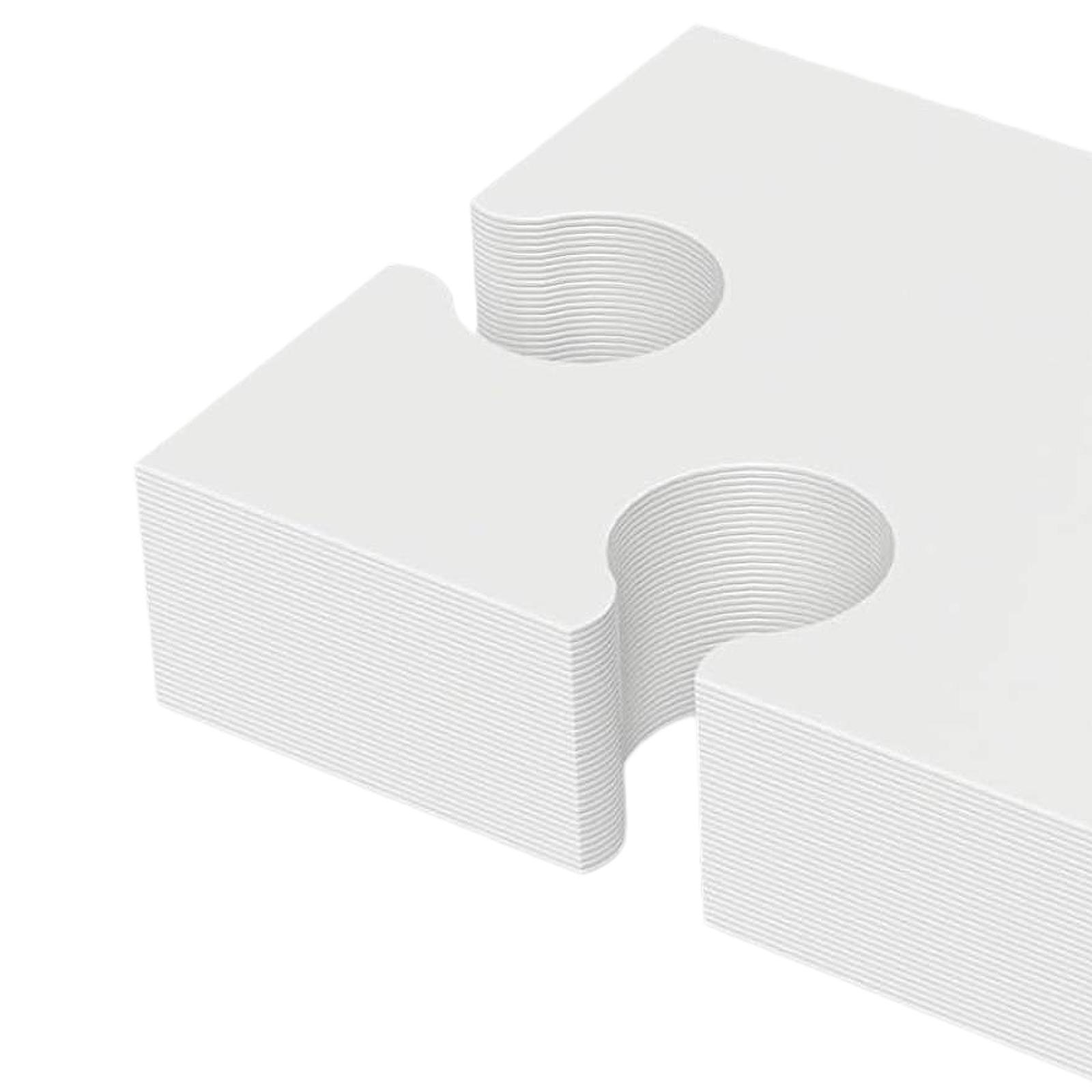 30 Pieces Blank Puzzle Pieces  - огляд і ціна Puzzle Blank White