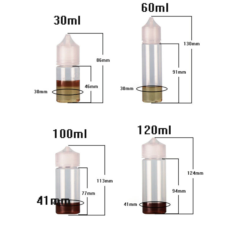 5pcs 30ml/60ml/100ml/120ml Pla - огляд і ціна Water Bottle Blank