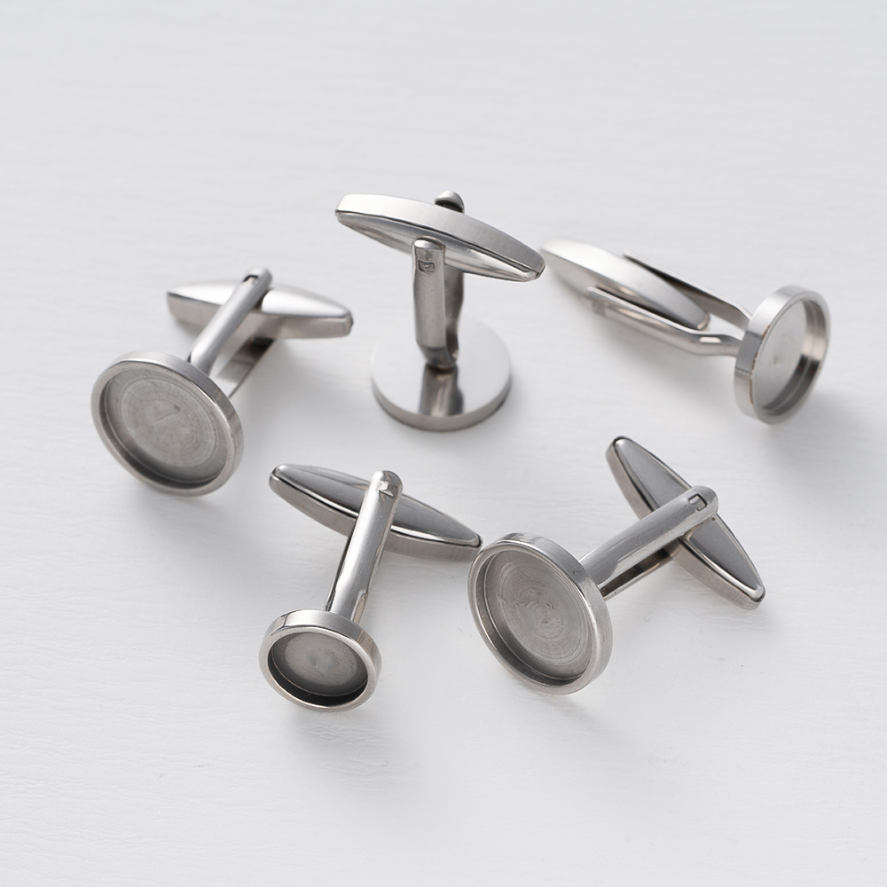 5Pcs Stainless Steel Cufflinks - огляд і ціна Metal Photo Panel