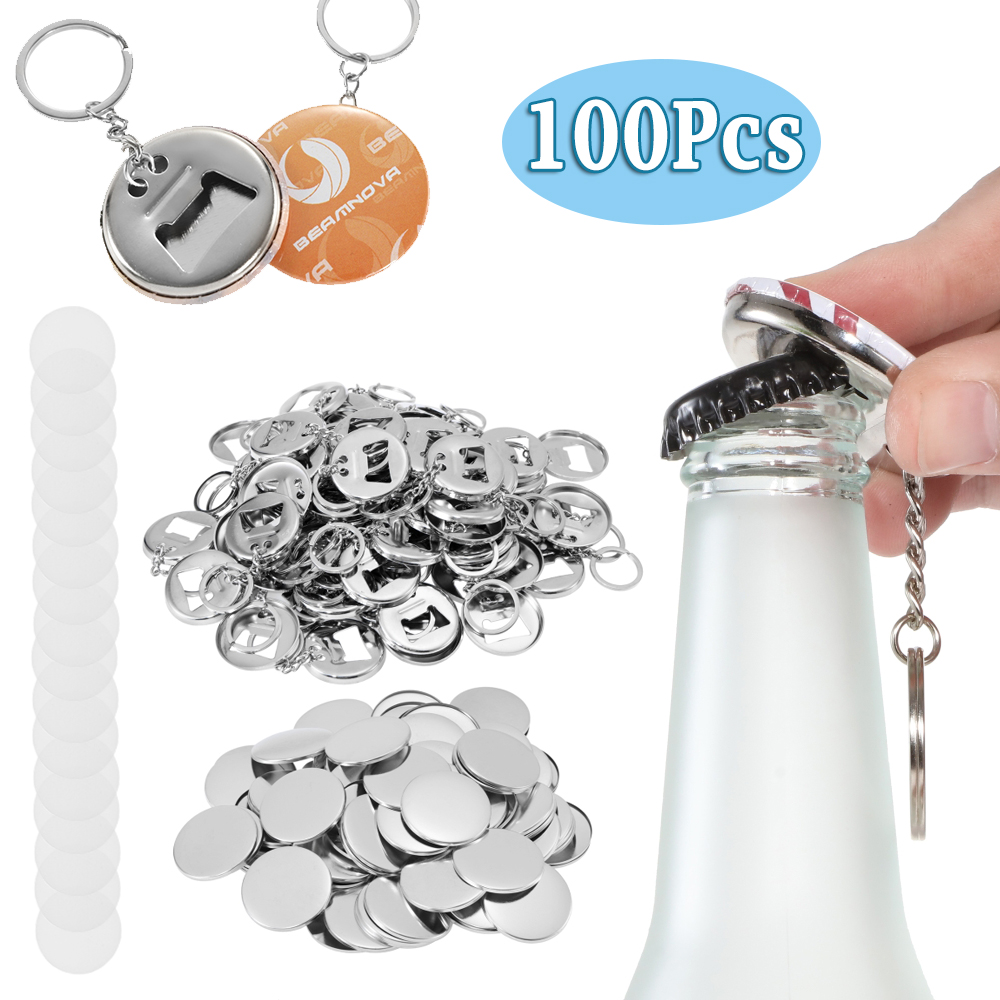 100pcs Badge Materials Bottle  - огляд і ціна Button Badge Blank