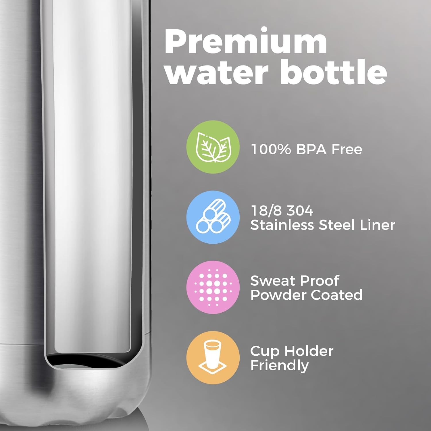 Outdoor Sport Double Wall Stai - огляд і ціна Water Bottle Blank