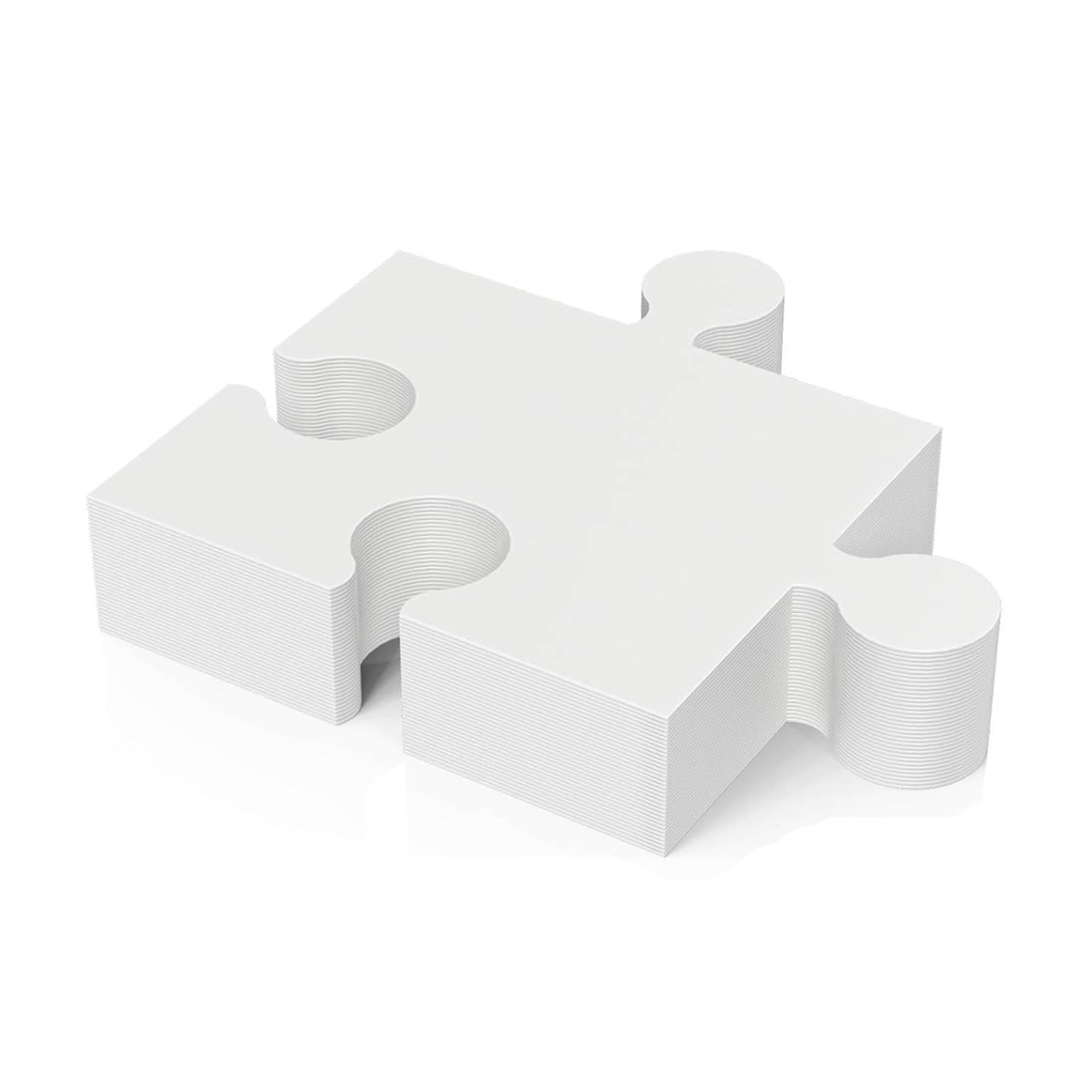 30Pcs Puzzle Pieces Painting D - огляд і ціна Puzzle Blank White